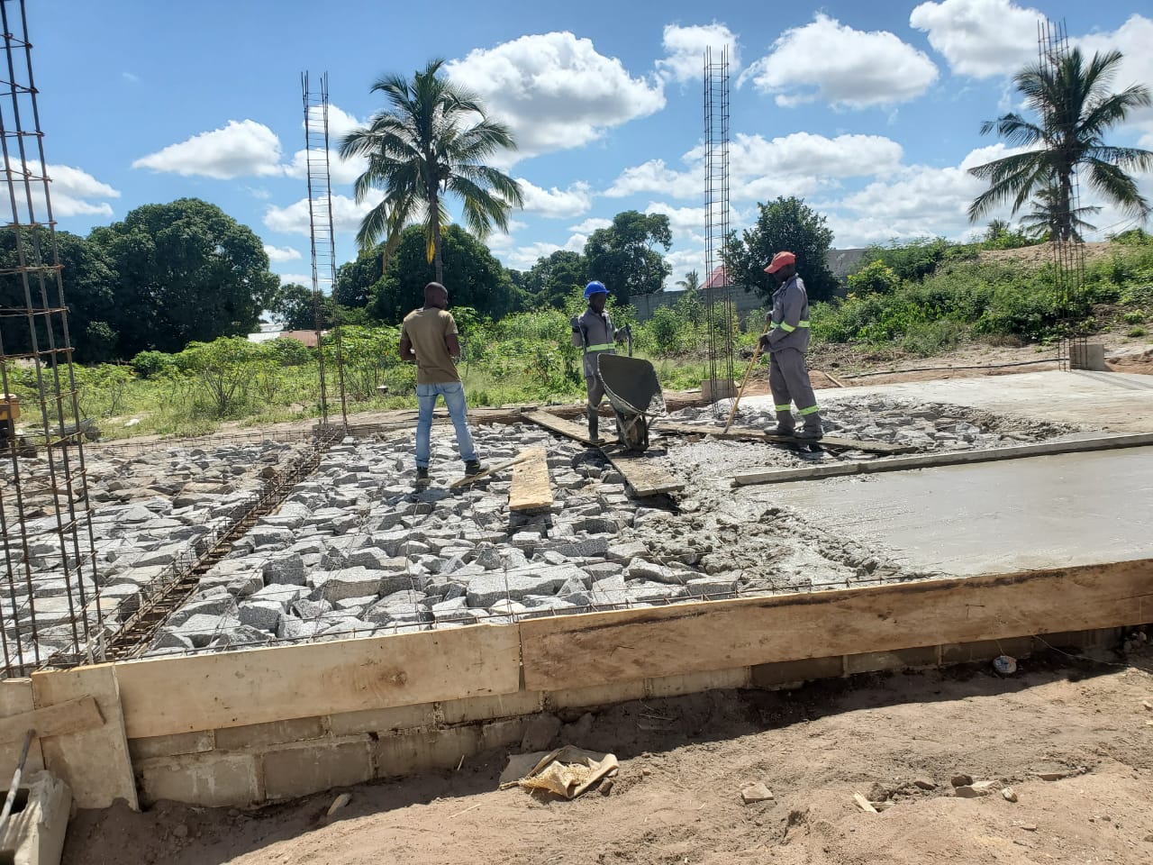 Estrutura em construção